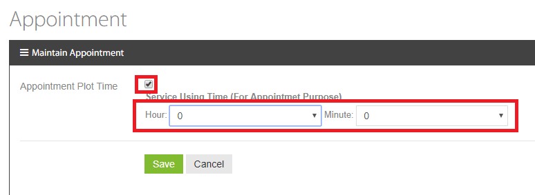 Services Setting Update