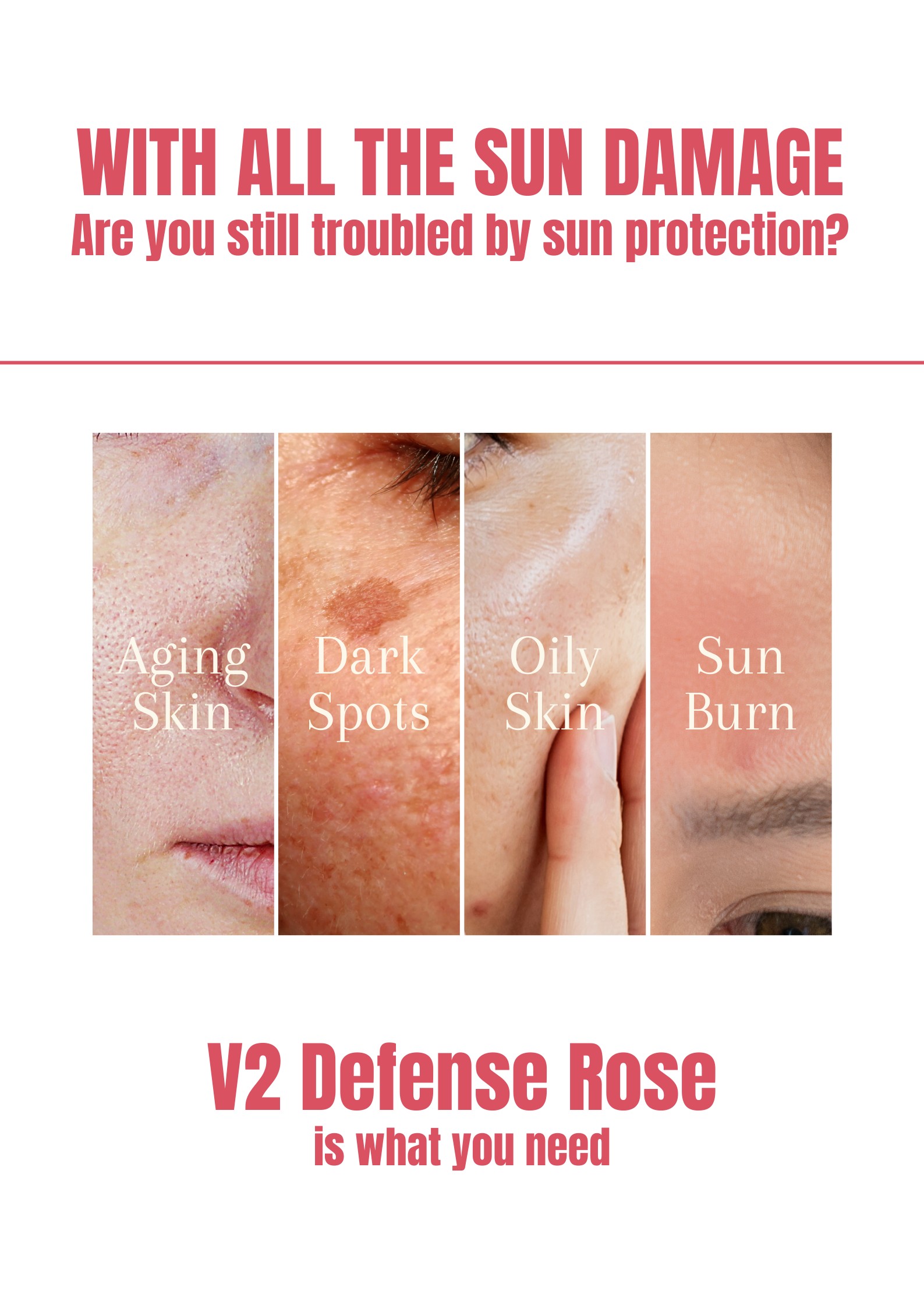 V2 UV Defense Rose 